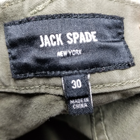 Jack Spade Pants Jack Spade Stonehill Slim Fit Olive Green Pants